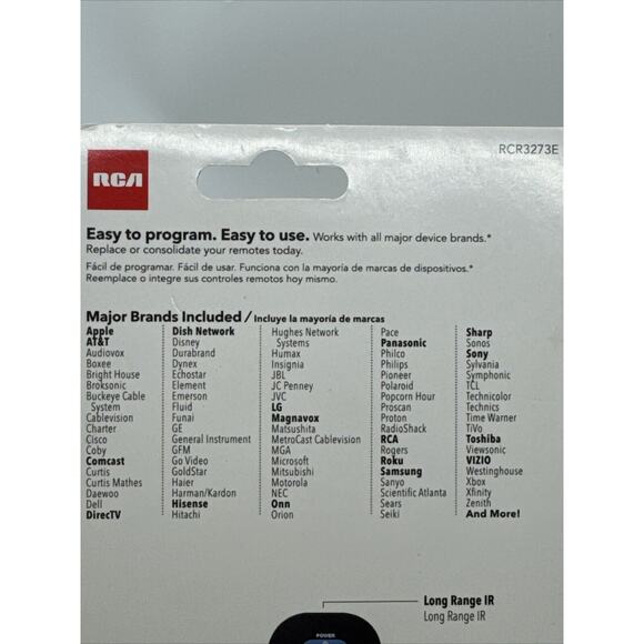 RCA Universal Remote Control 3 Device RCR3273E - Picture 6 of 9